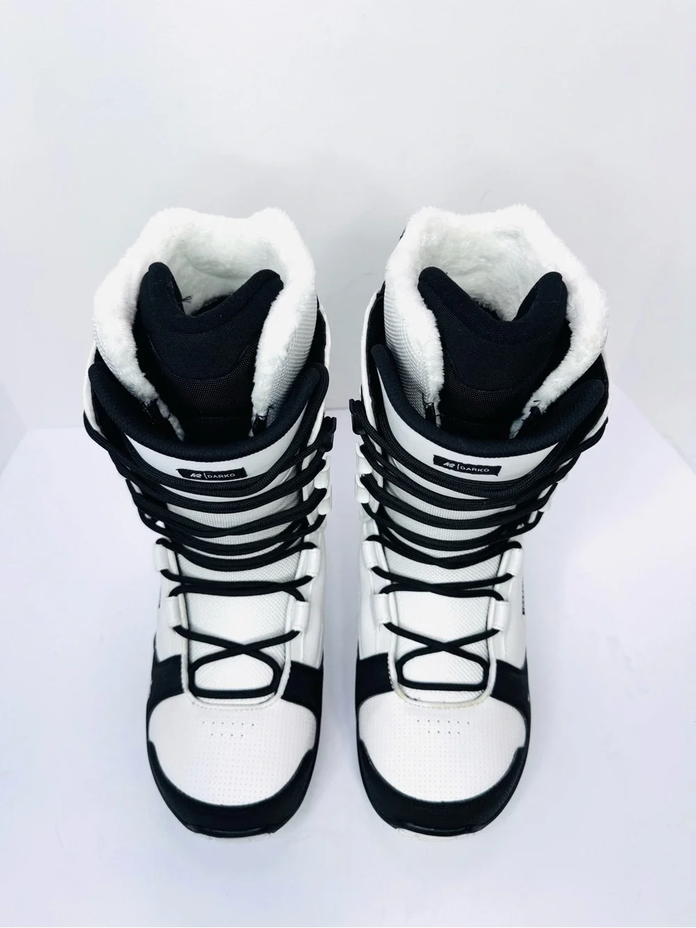 K2 Darko Snowboard Boots Mens 9.5 White Black H4 BOA Intuition New No Box